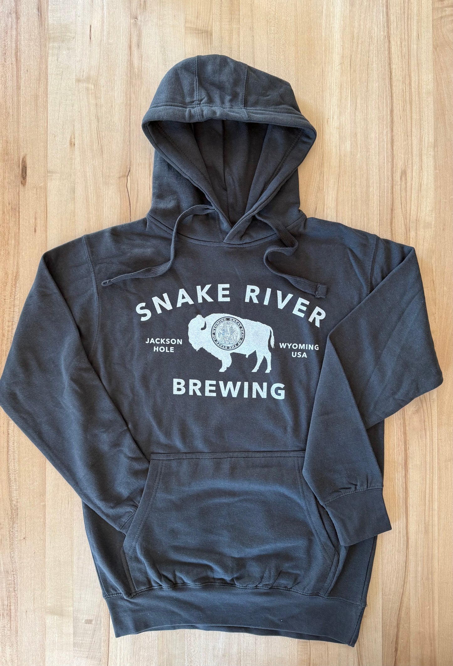 Vintage Black Bison Hoodie