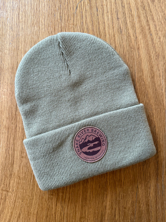 Olive Patch Beanie